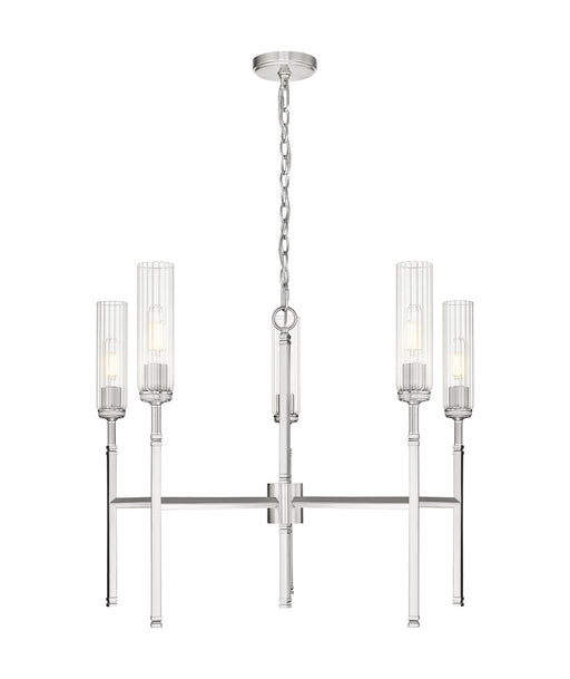 Z-Lite - 3047-5BN - Five Light Chandelier - Esme - Brushed Nickel