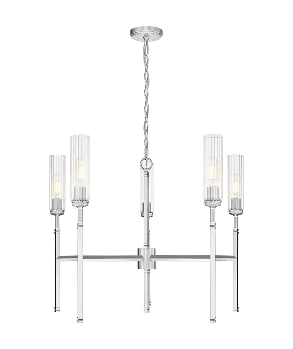 Z-Lite - 3047-5BN - Five Light Chandelier - Esme - Brushed Nickel