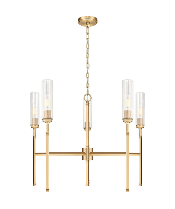 Z-Lite - 3047-5MGLD - Five Light Chandelier - Esme - Modern Gold