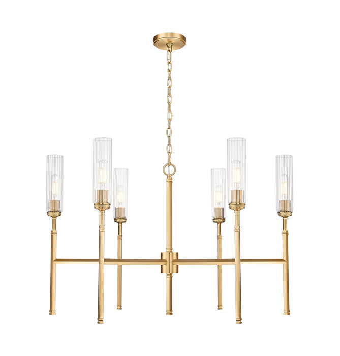 Z-Lite - 3047-6MGLD - Six Light Chandelier - Esme - Modern Gold