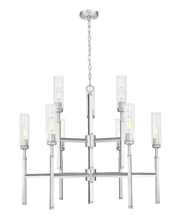 Z-Lite - 3047-9BN - Nine Light Chandelier - Esme - Brushed Nickel