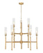 Z-Lite - 3047-9MGLD - Nine Light Chandelier - Esme - Modern Gold