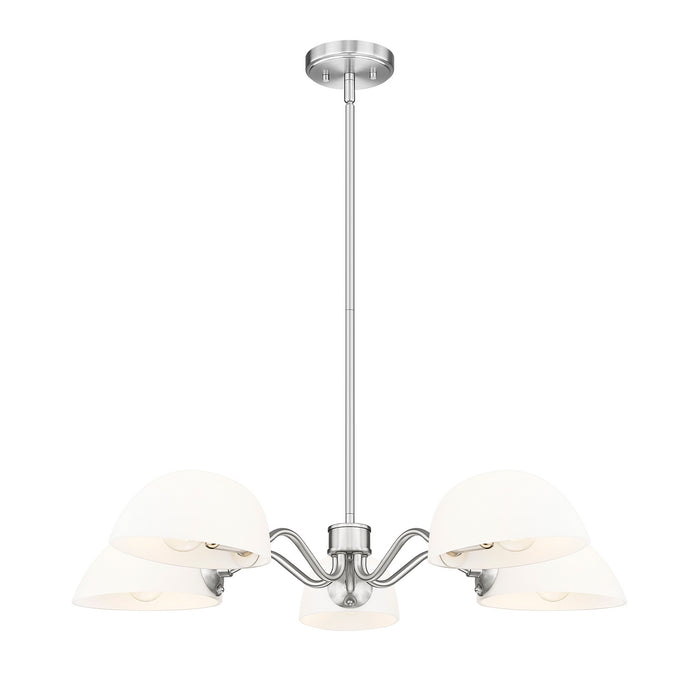 Z-Lite - 3048-5BN - Five Light Chandelier - Breton - Brushed Nickel