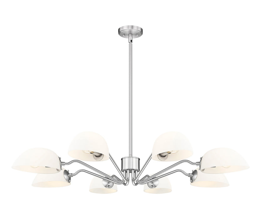 Z-Lite - 3048-8BN - Eight Light Chandelier - Breton - Brushed Nickel