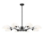 Z-Lite - 3048-8MB - Eight Light Chandelier - Breton - Matte Black