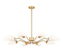 Z-Lite - 3048-8MGLD - Eight Light Chandelier - Breton - Modern Gold
