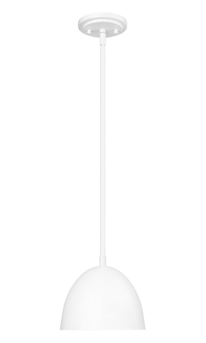 Z-Lite - 4501P8-MW - One Light Pendant - Vega - Matte White