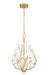 Z-Lite - 353-18MGLD - Four Light Chandelier - Claudine - Modern Gold