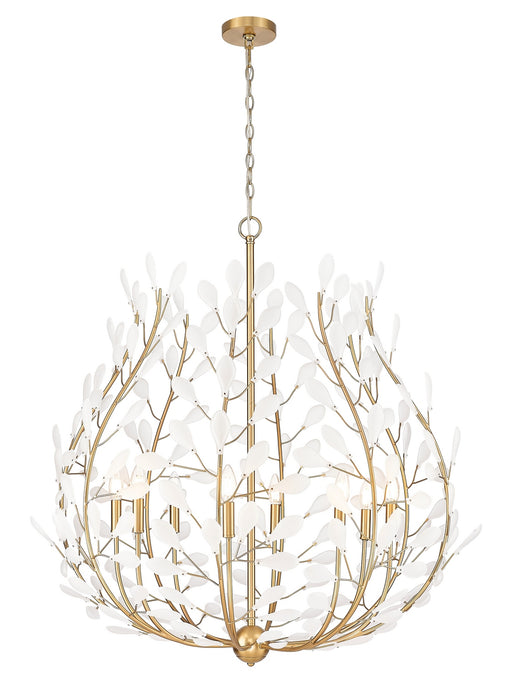 Z-Lite - 353-38MGLD - Eight Light Chandelier - Claudine - Modern Gold