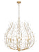 Z-Lite - 353-38MGLD - Eight Light Chandelier - Claudine - Modern Gold