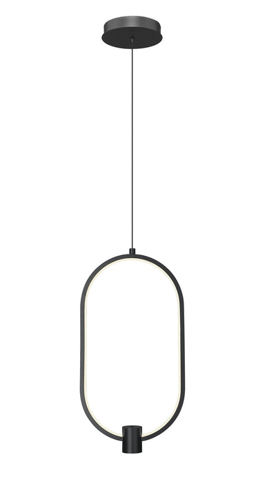 Z-Lite - 4101-10MB-LED - LED Pendant - Saros - Matte Black
