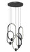 Z-Lite - 4101-5MB-LED - LED Chandelier - Saros - Matte Black