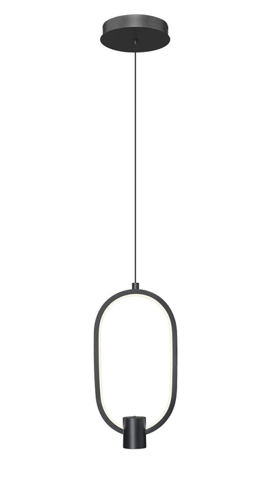 Z-Lite - 4101-7MB-LED - LED Pendant - Saros - Matte Black
