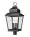 Z-Lite - 5029PHXLR-BK - Four Light Outdoor Post Mount - Raphael - Sand Black