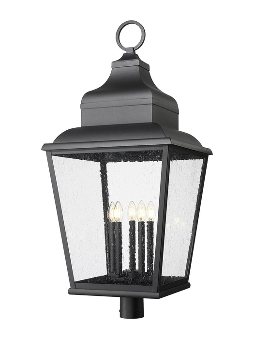 Z-Lite - 5029PHXXLR-BK - Five Light Outdoor Post Mount - Raphael - Sand Black