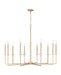 Z-Lite - 6100-10MGLD - Ten Light Chandelier - Gaultier - Modern Gold