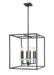 Z-Lite - 6100-21MB - Six Light Chandelier - Gaultier - Matte Black + Modern Gold