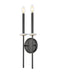 Z-Lite - 6100-2S-MB - Two Light Wall Sconce - Gaultier - Matte Black + Modern Gold
