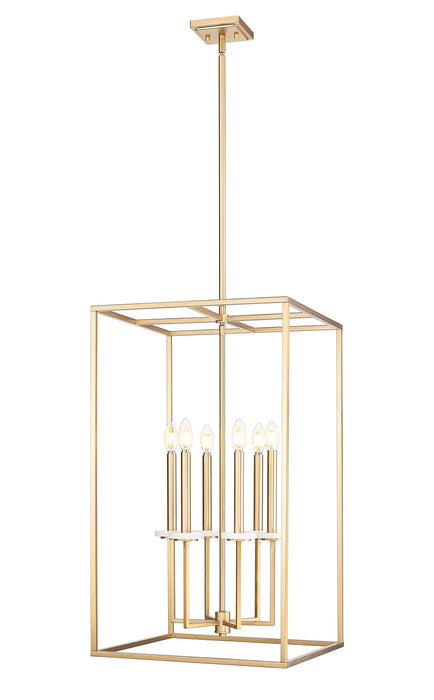 Z-Lite - 6100-32MGLD - Six Light Chandelier - Gaultier - Modern Gold