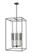 Z-Lite - 6100-44MB - Eight Light Chandelier - Gaultier - Matte Black + Modern Gold