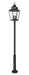 Z-Lite - 5029PHXXLR-5010P-BK - Five Light Outdoor Post Mount - Raphael - Sand Black
