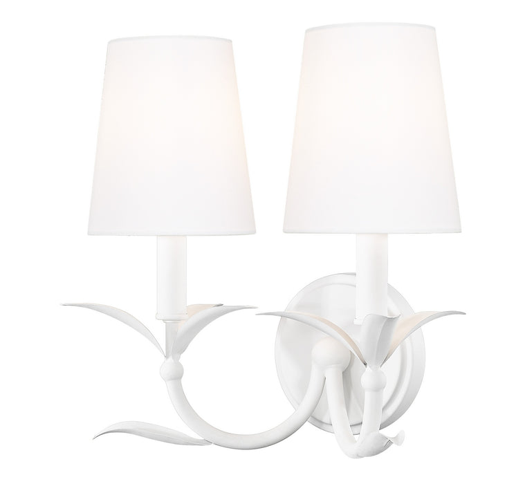 Z-Lite - 830-2S-TXWH - Two Light Wall Sconce - Aslin - Textured White