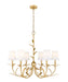 Z-Lite - 830-31GLF - Six Light Chandelier - Aslin - Gold Leaf