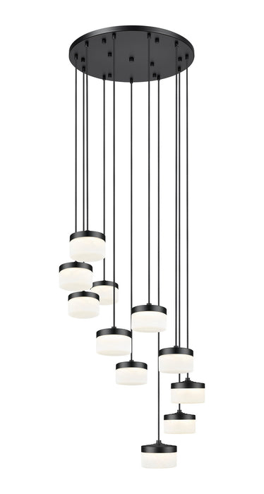 Z-Lite - 827P6-11R-MB-LED - LED Chandelier - Renaud - Matte Black