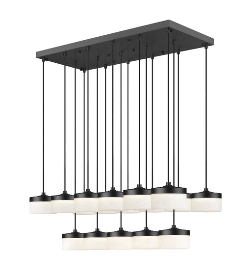 Z-Lite - 827P6-17L-MB-LED - LED Linear Chandelier - Renaud - Matte Black