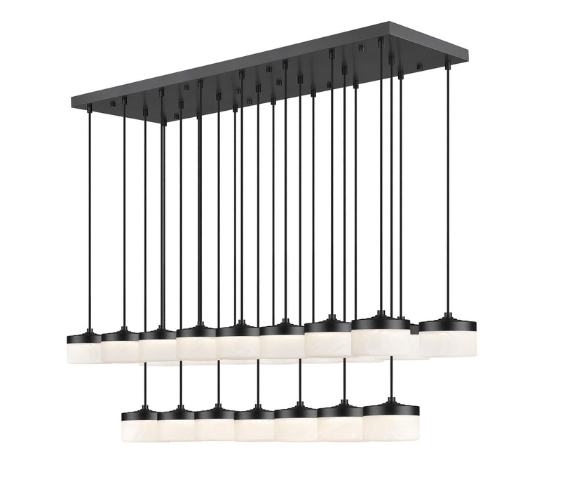 Z-Lite - 827P6-23L-MB-LED - LED Linear Chandelier - Renaud - Matte Black