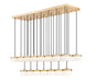 Z-Lite - 827P6-23L-MGLD-LED - LED Linear Chandelier - Renaud - Modern Gold