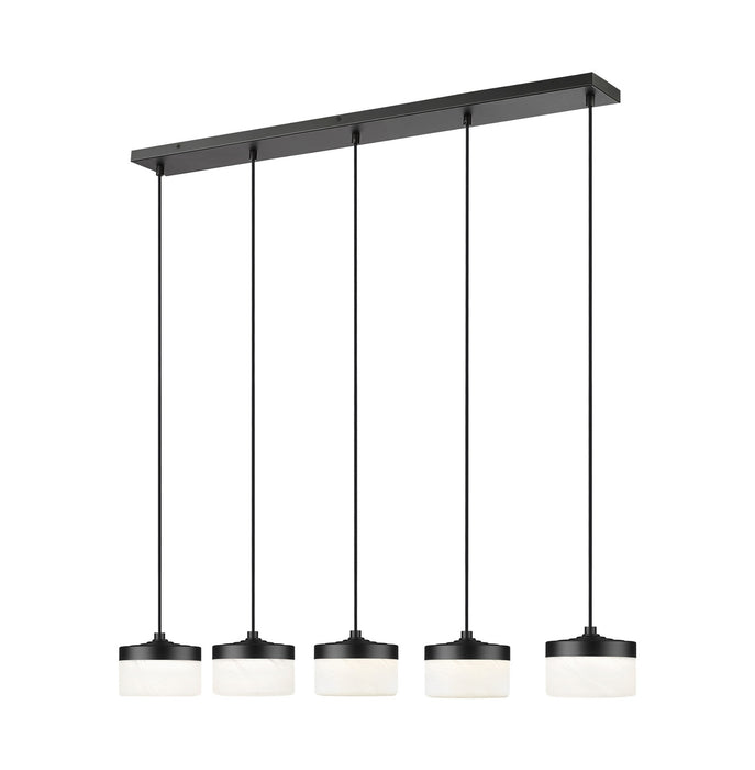 Z-Lite - 827P6-5L-MB-LED - LED Linear Chandelier - Renaud - Matte Black