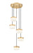 Z-Lite - 827P6-5R-MGLD-LED - LED Chandelier - Renaud - Modern Gold