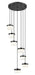 Z-Lite - 827P6-7R-MB-LED - LED Chandelier - Renaud - Matte Black