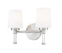 Z-Lite - 7700-2V-BN - Two Light Vanity - Henri - Brushed Nickel