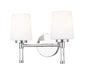 Z-Lite - 7700-2V-CH - Two Light Vanity - Henri - Chrome