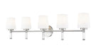 Z-Lite - 7700-5V-BN - Five Light Vanity - Henri - Brushed Nickel