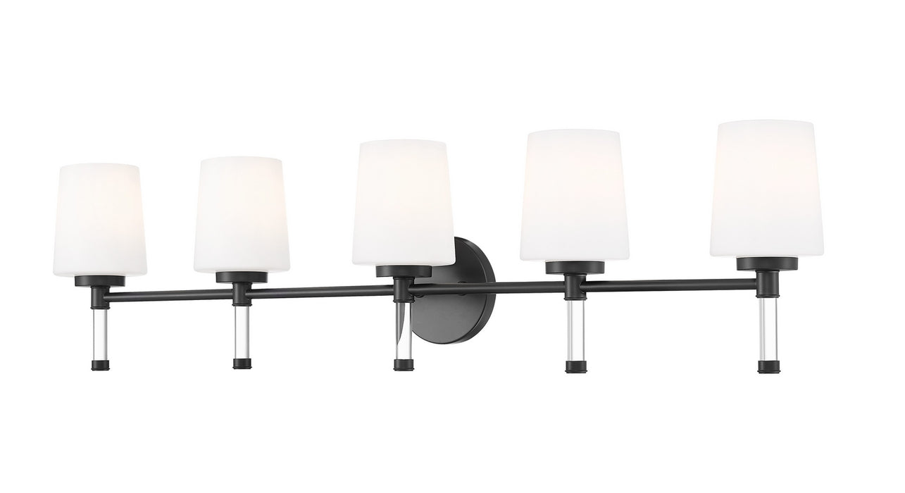 Z-Lite - 7700-5V-MB - Five Light Vanity - Henri - Matte Black