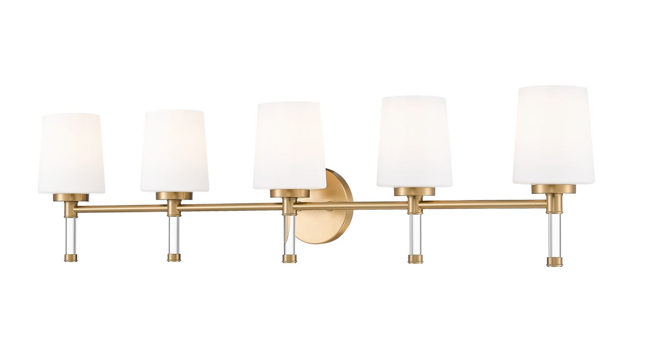Z-Lite - 7700-5V-MGLD - Five Light Vanity - Henri - Modern Gold