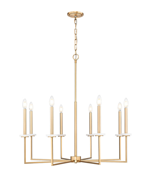 Z-Lite - 6100-8MGLD - Eight Light Chandelier - Gaultier - Modern Gold