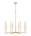 Z-Lite - 6100-8MGLD - Eight Light Chandelier - Gaultier - Modern Gold