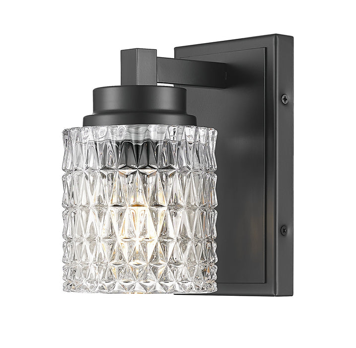 Z-Lite - 6101-1S-MB - One Light Wall Sconce - Jacqueline - Matte Black