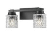 Z-Lite - 6101-2V-MB - Two Light Vanity - Jacqueline - Matte Black