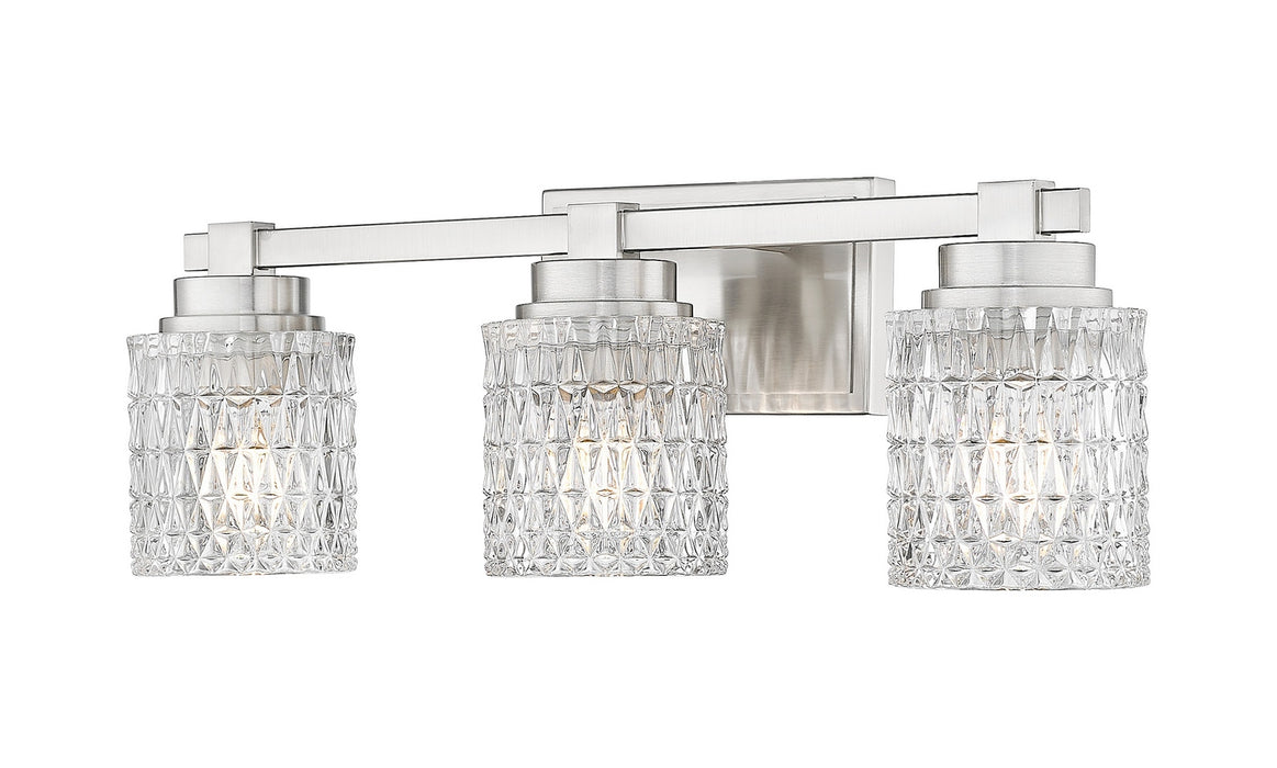 Z-Lite - 6101-3V-BN - Three Light Vanity - Jacqueline - Brushed Nickel