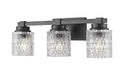 Z-Lite - 6101-3V-MB - Three Light Vanity - Jacqueline - Matte Black