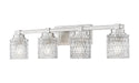 Z-Lite - 6101-4V-BN - Four Light Vanity - Jacqueline - Brushed Nickel