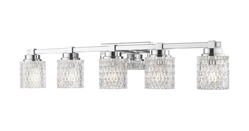Z-Lite - 6101-5V-CH - Five Light Vanity - Jacqueline - Chrome
