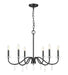 Z-Lite - 6103-32MB - Six Light Chandelier - Toussant - Matte Black