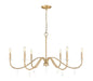 Z-Lite - 6103-45MGLD - Six Light Chandelier - Toussant - Modern Gold