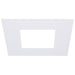 Satco - S13550 - 4-Inch Flat Goof Ring for Commercial Downlights - Matte White